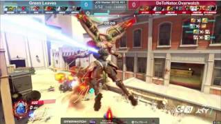 【Overwatch】DeToNator vs GreenLeaves - JCG Master #01 SemiFinal[Hollywood]