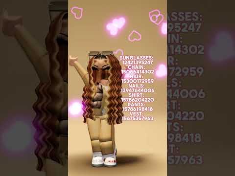 Roblox cute outfit codes