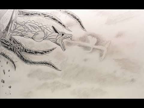 Speed Drawing - Naruto Eight Tails Form (Naruto Shippuden)