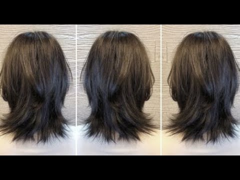 Easy Medium Length Layered Haircut Tutorial for Women | Layered Hair Cutting Techniques