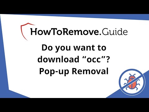 Do you want to download “occ” Pop up Mac Removal