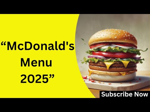 "McDonald's Menu 2025: The Future of Fast Food – New Items, Trends & More!"