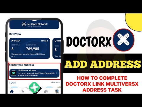 How to Connect MultiversX Address to DoctorX Ice Airdrop || How to Fix X Verification Failed