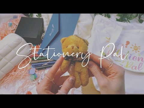 Stationery Pal Haul || mystery box ~ giveaway 🎀asmr