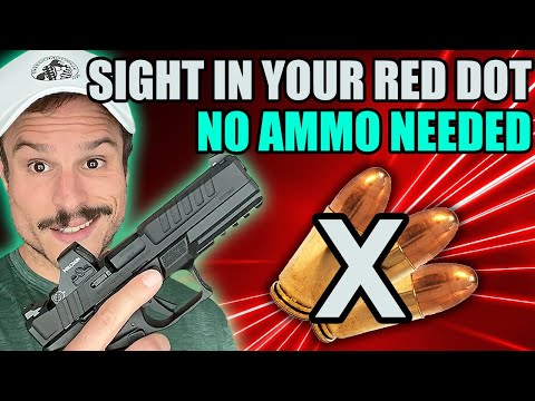 Sight in your Red Dot without Shooting - Do it from your couch!