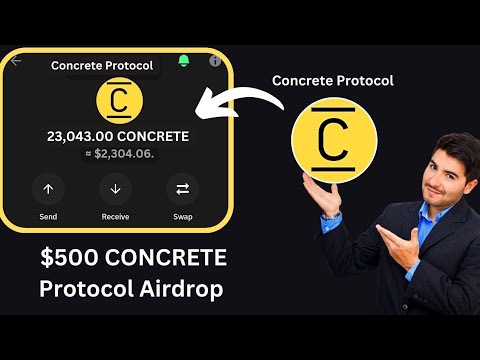 Concrete Protocol - Free $500 Concrete Wait-list Airdrop