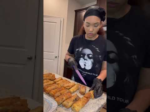 My first catering experience #shorts #babyshower #cooking #youtube #viral #prepwithme