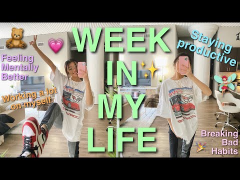 TRYING TO BE PRODUCTIVE "WEEK IN MY LIFE" PT.1