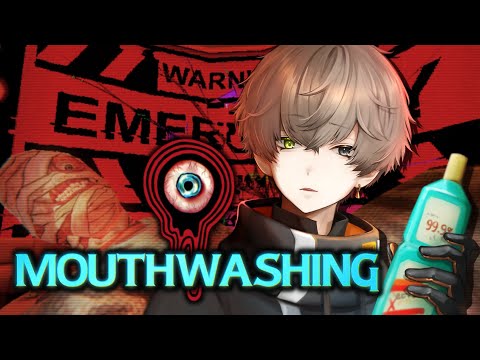 WHAT DO WE DO WITH THE MOUTHWASH? 【 MOUTHWASHING 】 【 NIJISANJI EN | Alban Knox 】