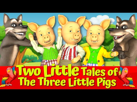 🔴Three Little Pigs and The Big Bad Wolf 🐷🐺 | English Fairytales For Kids🌟