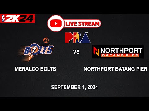 LIVE NOW! MERALCO BOLTS vs NORTHPORT BATANG PIER | PBA SEASON 49 | September 1, 2024 | CPU vs CPU