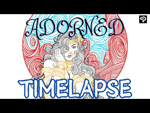 Art Timelapse l Adroned l Fantasy Lady l Clip Studio Paint