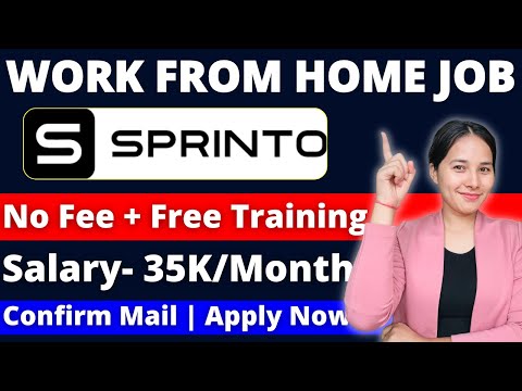 Sprinto Hiring | Work From Home Jobs 2024 | Online jobs at home | Remote Job @Jobwithmayra