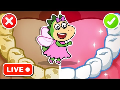 LIVE 🔥 Fire Spike Full Episodes 🦷 Uh-Oh! Where Did the Tooth Fairy Go? ✨ Spike’s Toothless Tale