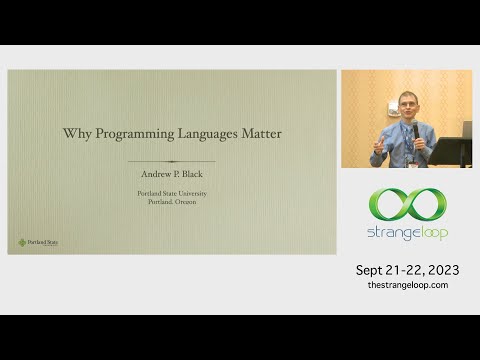 "Why Programming Languages Matter" by Andrew Black