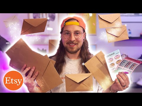 📦 Shipping Etsy stickers in 2024 | Tutorial 4k