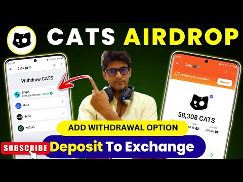 Cats Airdrop Withdrawal Process | Cats Airdrop Wallet Connect | Cats Airdrop