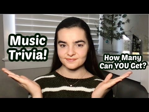 ASMR Whispering 100 Music Trivia Questions!