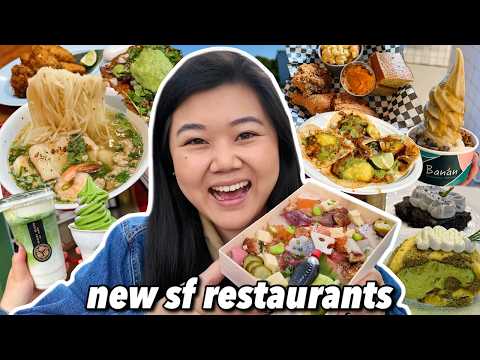 Trying NEW BAY AREA EATS! San Francisco Food Tour 2024 (sushi boxes, tacos, fried chicken + more 😋)