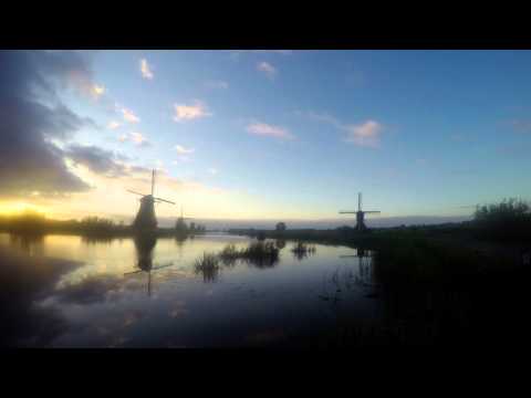 sunrise kinderdijk timelelapse