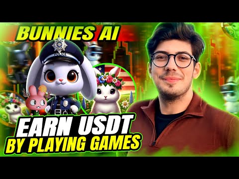 BUNNIES AI || BEST TAP 2 EARN AND GAMING TOKEN 🔥