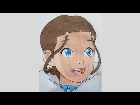 How to draw Katara from ALTA #shorts #short #artsyfam #anime #trending #viral #alta #aang #avatar