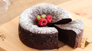 濃厚ガトーショコラの作り方 Flourless Gateau Chocolat｜HidaMari Cooking