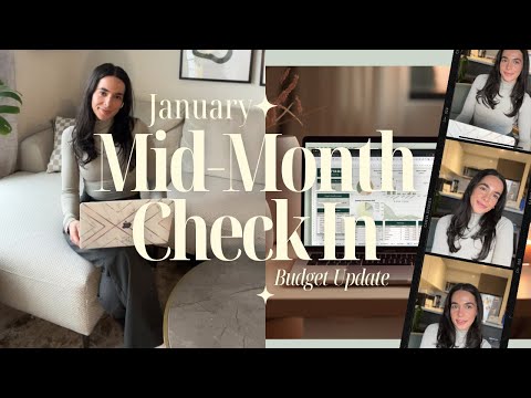 JANUARY MID-MONTH BUDGET CHECK IN | Budget Update, Monthly Spend Challenge