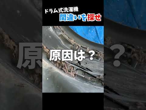 【どこが違う？】ドラム式洗濯機不具合