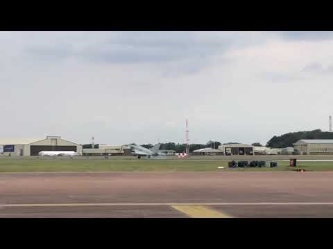 RIAT 2019 - 4x Typhoon RAF Arrival 🇬🇧