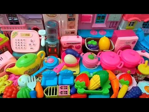 5: 58 min Satisfying Unboxing | Diana & Roma mini Cute Cooking toys | #asmr  #toys 💚