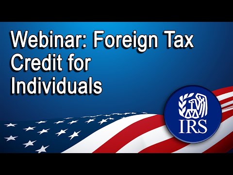 Schedules K-2 & K-3 with a Focus on the Foreign Tax Credit for Individuals