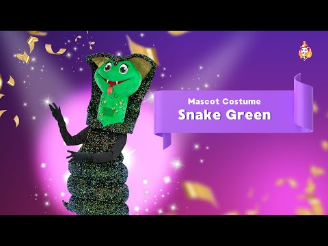 Snake Green Mascot Costume