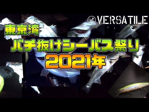 東京湾入れ食いバチ抜けシーバス2021！