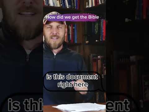 How is the Bible produced? @truth_encounter #bible #inerrant #mattwitman #shorts #jesus