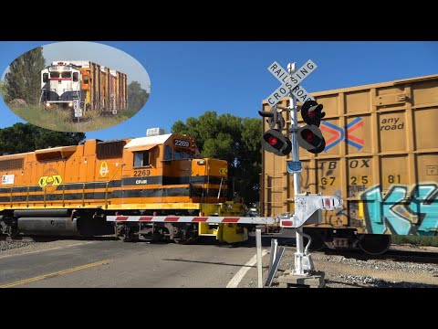 CFNR 503 Los Banos Job South | W Lehman Rd. Railroad Crossing, Tracy CA - Fast Safetran Bells