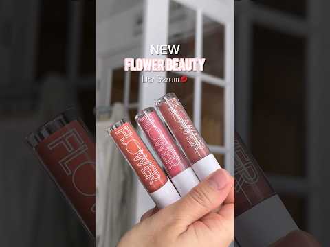 NEW #flowerbeauty Gloss Crush Lip Serums💞 #lipgloss #newmakeup #swatches #shorts #ulta