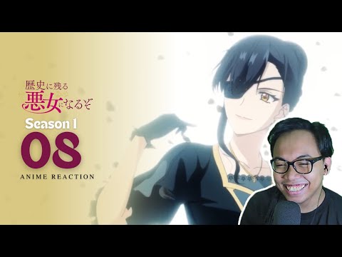 SAATNYA COMEBACK - Rekishi ni Nokoru Akujo ni Naru zo EPISODE 8 REACTION INDONESIA