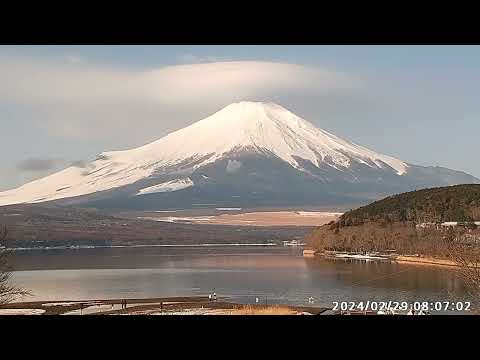 【LIVE】山中湖からの「富士山ライブカメラ」　"mount fuji live camera" from Lake Yamanakako