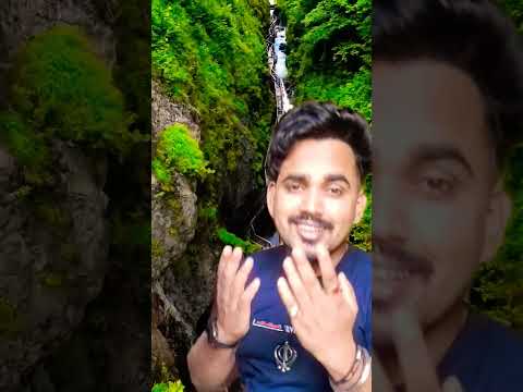 Pahadon ki khamoshi 😶‍🌫️ #nature #waterfall #mountains #travel #love #spotify #lyrics #savikahlon ✅