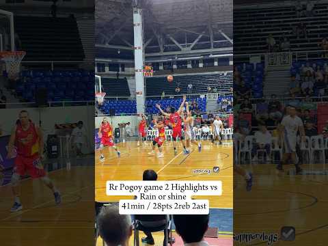 Rr Pogoy game 2 highlights vs Rain or shine 41min 28pts 2reb 2ast #RRPOGOY #TNTTropangGiga #PBA