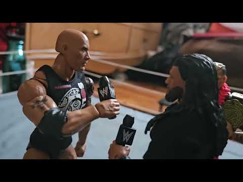 who does the rock acknowledge | gunther speakes on title match with balor |an unexpected return