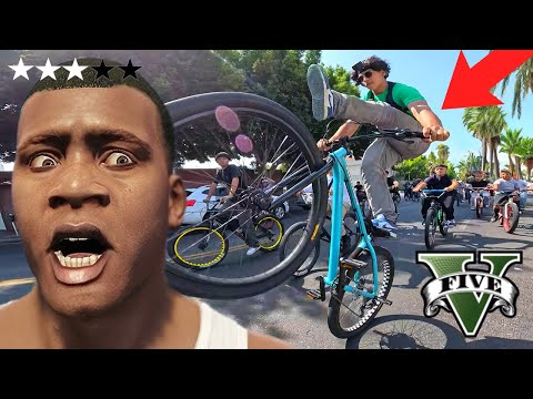 LOS ANGELES BIGGEST RIDEOUT PT 2! Ft Franklin from GTA V