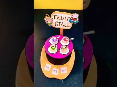 DIY Homemade Fruit Stall 🤓🌈 Best out of waste | Diy crafts 💖 #shorts #craft #diy