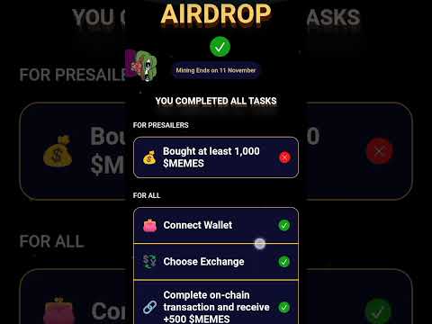 Memeland Airdrop Withdrawal | Memeland Free Ton Transaction 🥳 | Memeland New Update