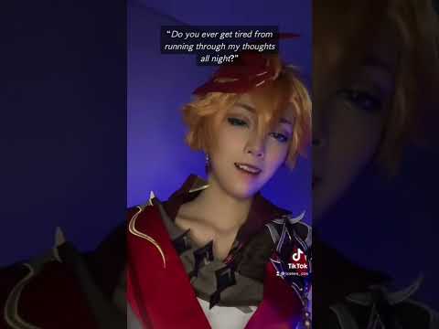 Geez 😬- Cheesy Pick Up Lines for Lumine! - Childe Tartaglia Cosplay [IceTea Cosplayer]