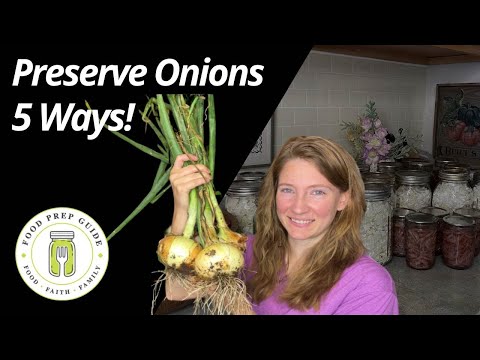 How to Harvest & Preserve ONIONS for Year-Round Use 🧅🧅🧅