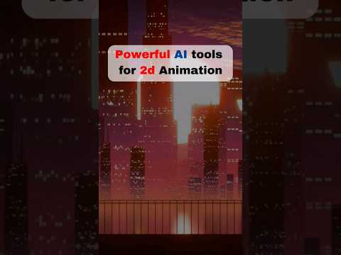 Best Ai tools for 2d Animation  #shorts #animation #2danimation