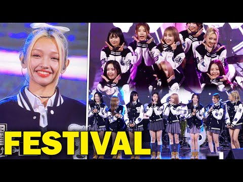 UNIS shines with their live performance at the Hankuk University Festival