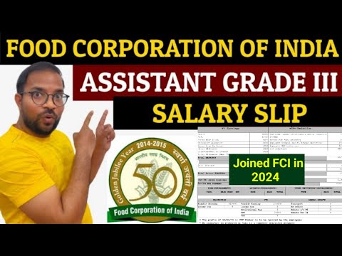 FCI AG3 New Joinee Salary Slip 2024 🔥 FCI AG3 Latest Salary Slip 2024 July 2024 #fci #fciag3